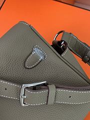 Kitlife Hermes Kelly Messenger Bag Khakhi 25×20×10cm  - 4