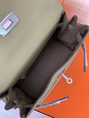 Kitlife Hermes Kelly Messenger Bag Grey 25×20×10cm - 4