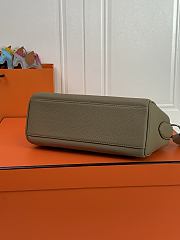 Kitlife Hermes Kelly Messenger Bag Grey 25×20×10cm - 3
