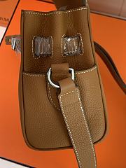 Kitlife Hermes Kelly Messenger Bag Brown 25×20×10cm  - 4