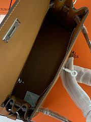 Kitlife Hermes Kelly Messenger Bag Brown 25×20×10cm  - 3