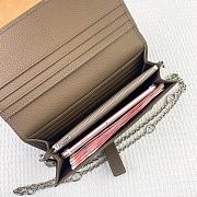 Kitlife Hermes H Passant Toutenmain Wallet Taupe Togo Leather 19x11cm - 3