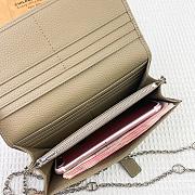 Kitlife Hermes H Passant Toutenmain Wallet Beige Togo Leather 19x11cm  - 3