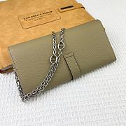 Kitlife Hermes H Passant Toutenmain Wallet Beige Togo Leather 19x11cm  - 2
