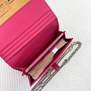 Kitlife Hermes H Passant Toutenmain Wallet Pink Togo Leather 19x11cm - 4