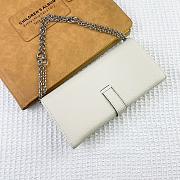Kitlife Hermes H Passant Toutenmain Wallet White Togo Leather 19x11cm - 6