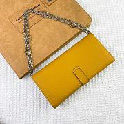 Kitlife Hermes H Passant Toutenmain Wallet Yellow Togo Leather 19x11cm  - 5
