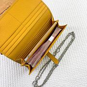 Kitlife Hermes H Passant Toutenmain Wallet Yellow Togo Leather 19x11cm  - 4