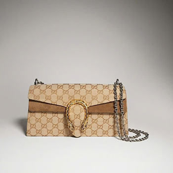 Kitlife Gucci Dionysus Dionysus Medium Shoulder Bag Beige Canvas 874735 28x14x7cm 