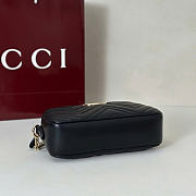 Kitlife Gucci GG Marmont Small Camera Bag Black 855273 24x15x8cm - 2