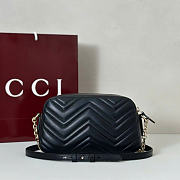 Kitlife Gucci GG Marmont Small Camera Bag Black 855273 24x15x8cm - 3