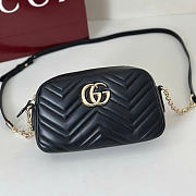 Kitlife Gucci GG Marmont Small Camera Bag Black 855273 24x15x8cm - 5