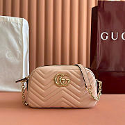 Kitlife Gucci GG Marmont Small Camera Bag Beige 855273 24x15x8cm - 1