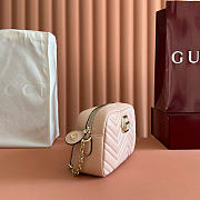 Kitlife Gucci GG Marmont Small Camera Bag Beige 855273 24x15x8cm - 6
