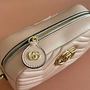 Kitlife Gucci GG Marmont Small Camera Bag Beige 855273 24x15x8cm - 5