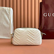 Kitlife Gucci GG Marmont Small Camera Bag White 855273 24x15x8cm  - 4