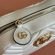 Kitlife Gucci GG Marmont Small Camera Bag White 855273 24x15x8cm  - 3