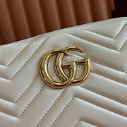 Kitlife Gucci GG Marmont Small Camera Bag White 855273 24x15x8cm  - 2