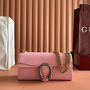 Kitlife Gucci Dionysus Dionysus Medium Shoulder Bag Pink Leather 874735 28x14x7cm - 1