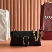 Kitlife Gucci Dionysus Dionysus Medium Shoulder Bag Black Leather 874735 28x14x7cm - 1