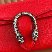 Kitlife Gucci Dionysus Dionysus Medium Shoulder Bag Red Leather 874735 28x14x7cm - 2