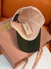 Kitlife Miu Miu Embroidered Baseball Cap Beige & Khakhi - 3