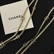 Kitlife Chanel Flower Long Snake Bone Necklace - 4