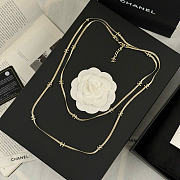 Kitlife Chanel Flower Long Snake Bone Necklace - 3