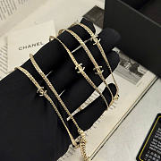 Kitlife Chanel Flower Long Snake Bone Necklace - 2