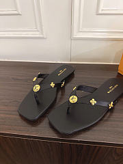 Kitlife Louis Vuitton Gaia Flat Thong Black - 6