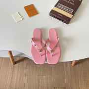 Kitlife Louis Vuitton Gaia Flat Thong Pink - 1