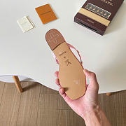 Kitlife Louis Vuitton Gaia Flat Thong Pink - 5