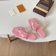 Kitlife Louis Vuitton Gaia Flat Thong Pink - 4