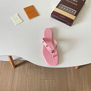 Kitlife Louis Vuitton Gaia Flat Thong Pink - 2