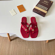 Kitlife Louis Vuitton Gaia Flat Thong Red  - 1