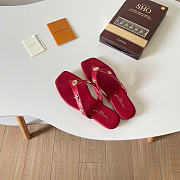 Kitlife Louis Vuitton Gaia Flat Thong Red  - 3