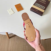 Kitlife Louis Vuitton Gaia Flat Thong Red  - 5