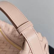 Kitlife Bottega Veneta Wallace Light Pink Intrecciato Leather Shoulder Bag 22x13x9cm - 4