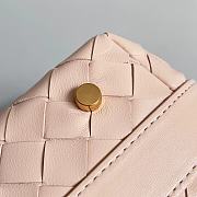 Kitlife Bottega Veneta Wallace Light Pink Intrecciato Leather Shoulder Bag 22x13x9cm - 3