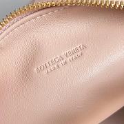 Kitlife Bottega Veneta Wallace Light Pink Intrecciato Leather Shoulder Bag 22x13x9cm - 2