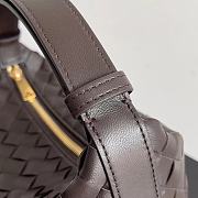 Kitlife Bottega Veneta Wallace Dark Brown Intrecciato Leather Shoulder Bag 22x13x9cm  - 3