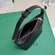 Kitlife Bottega Veneta Wallace Black Intrecciato Leather Shoulder Bag 22x13x9cm  - 6