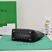 Kitlife Bottega Veneta Wallace Black Intrecciato Leather Shoulder Bag 22x13x9cm  - 2