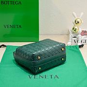 Kitlife Bottega Veneta Wallace Dark Green Intrecciato Leather Shoulder Bag 22x13x9cm  - 5