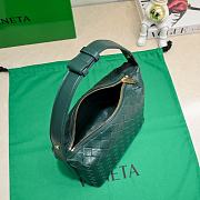 Kitlife Bottega Veneta Wallace Dark Green Intrecciato Leather Shoulder Bag 22x13x9cm  - 4