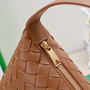 Kitlife Bottega Veneta Wallace Brown Intrecciato Leather Shoulder Bag 22x13x9cm  - 5
