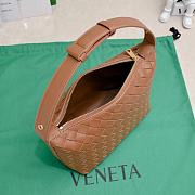 Kitlife Bottega Veneta Wallace Brown Intrecciato Leather Shoulder Bag 22x13x9cm  - 2
