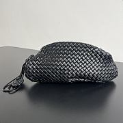 Kitlife Bottega Veneta Small Onda Clutch Black 867352 40x15x15cm - 1