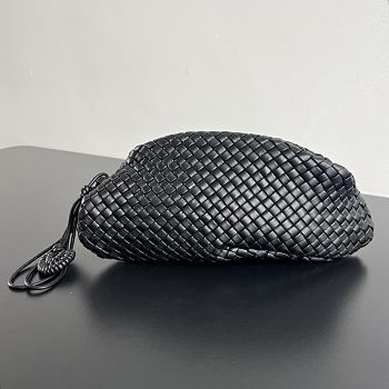 Kitlife Bottega Veneta Small Onda Clutch Black 867352 40x15x15cm