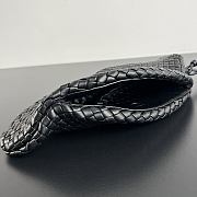 Kitlife Bottega Veneta Small Onda Clutch Black 867352 40x15x15cm - 4